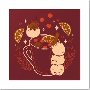 Cute Mulled Wine Posters and Art